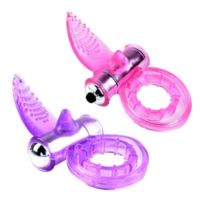 Electric Massage Dildo Ring Exercise Licking Stimulator Powerful Vibration Adult Sex Toys