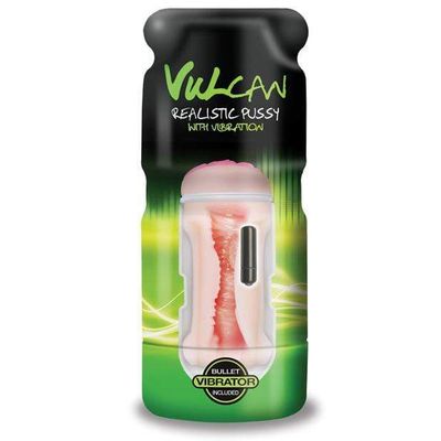 Topco - Vulcan Vibrating Realistic Pussy Masturbator (Beige)
