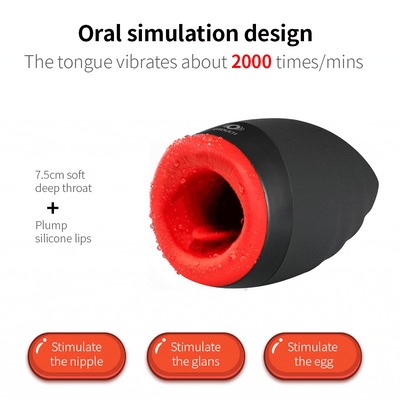 New male masturbation device male sex toys private silicone automatic heating massage stick male penis training device adult toy