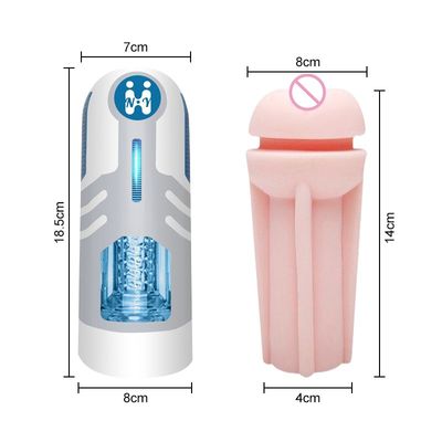 Soft Vagina Real Pussy Aircraft Cup Male Masturbator Hands-free Penis Exercise Trainer Realistic Vagina Adult Sex Toys for Men