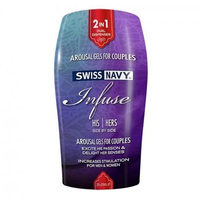 Swiss Navy - Infuse 2-in-1 Arousal Gel for Couples 50ml (Clear)