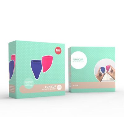 Fun Factory - Fun Cup Menstrual Cup Size A & B Kit (Pink/Ultramarine)
