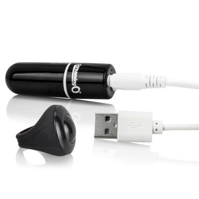 TheScreamingO - Vooom Rechargeable Remote Control Mini Vibe (Black)