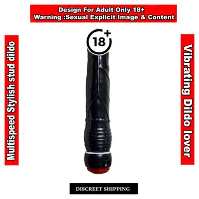 Vibrating Dildo AUTO HEAT Realistic Veined G Spot Clitoris Vibrator