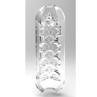 Tenga - 03 Shell Spinner Masturbator Soft Stroker (Clear)