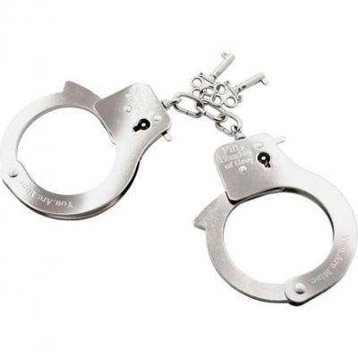 Fifty Shades Of Grey You Are Mine Metal Handcuffs