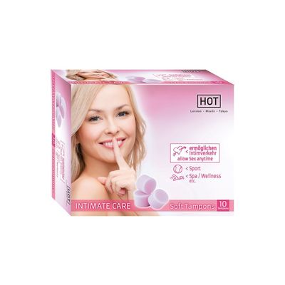 Hot - Intimate Care Soft Tampons (10 Pack)
