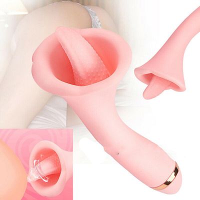 Electric Sucking with Tongue Lick Nipples Massager Body Breast Massage for Women