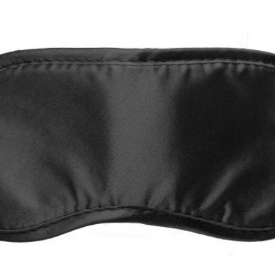 Black Satin Blindfold Mask