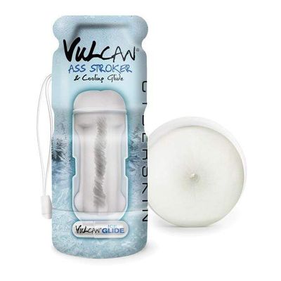 Topco - Vulcan Glide Ice Ass Stroker with Cooling Glide (Clear)
