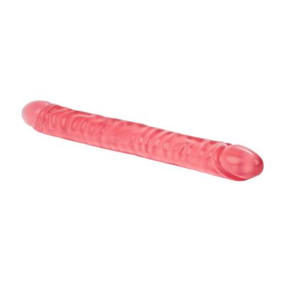 California Exotics - Translucence Veined Double Dong 17" (Pink)