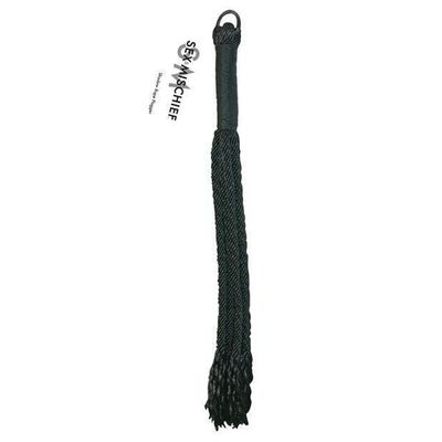 Sex & Mischief - BDSM Shadow Rope Flogger (Black)