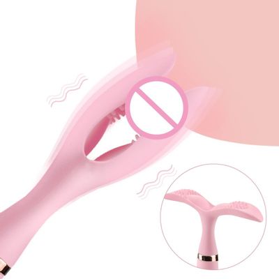 Multi Frequency Vibrating Nipple Clamps  For Female Nipple Vibrator Vaginal Stimulation Silicone Breast Massage  Masturbator Sex