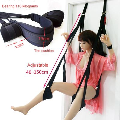 Sex Erotic Toys shop tool for Couples Sex Swing Soft Sex Furniture Fetish Bandage Love Adult game Chairs Hanging Door Swing