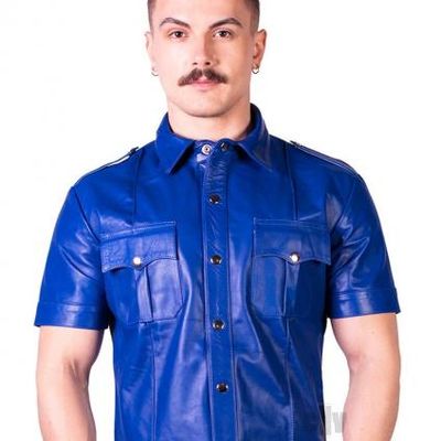 Prowler Red Slim Police Shirt Blu Xs