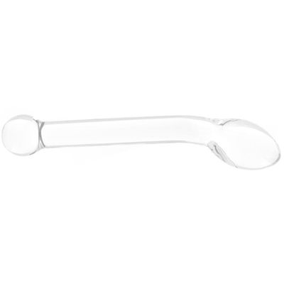 gläs 8 Inch Slimline G-Spot Glass Dildo