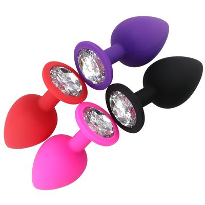 S/M/L Silicone Anal Butt Plug Unisex Sex Stopper 3 Different Size Adult Toys For Men Women Massage Anal Trainer For Couples SM