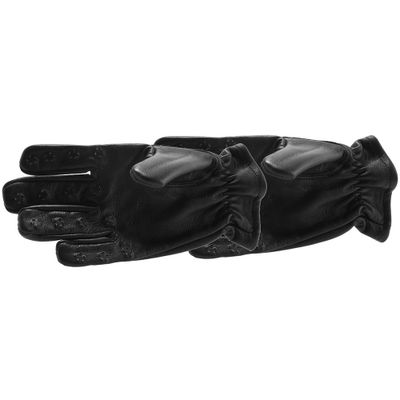 Black Leather Vampire Gloves - XL