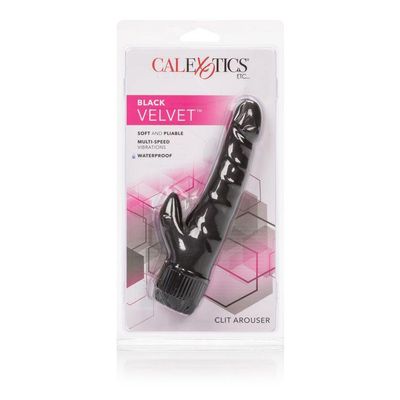 California Exotics - Black Velvet Clit Arouser Rabbit Vibrator (Black)
