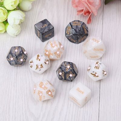 5Pcs/Set Sex Dice Adult Erotic Romance Humour Game Bachelor Party Gift Love Dice Posture Sexo Bdsm Restraints Gamble Toys