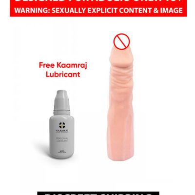 Increase Length Girth and Stamina Ultimate Texture Penis Sleeve By Naughty Nights Free Kaamraj Lube