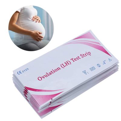 50 Pcs Lh Ovulation Test Strips Ovulation Urine Test Strips Lh Tests Strips Kit First Response Ovulation Kits Over 99% Accuracy