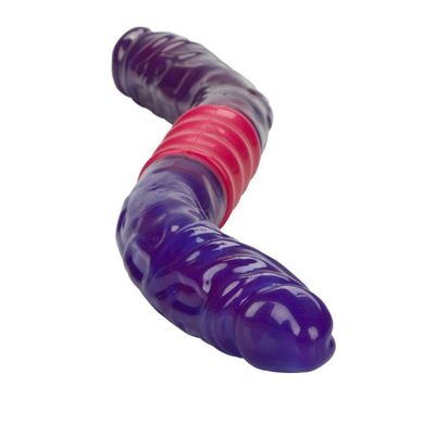 California Exotics - Dual Vibrating Flexi Double Dong 15" (Purple)