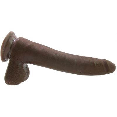 Realistic D Slim 9 Inch ULTRASKYN Ballsy Dildo