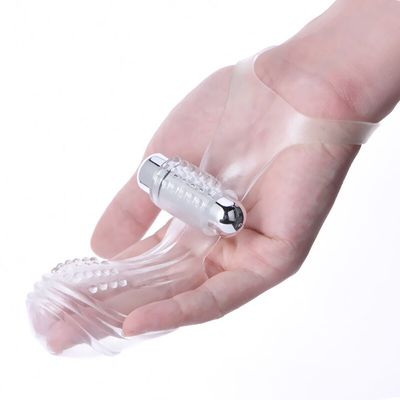 Vibrating Finger Dildo Vibrator Sex Toys For Women Clitoris Stimulator Masturbator Real Penis Finger Sleeve Cap G Spot Vibrators