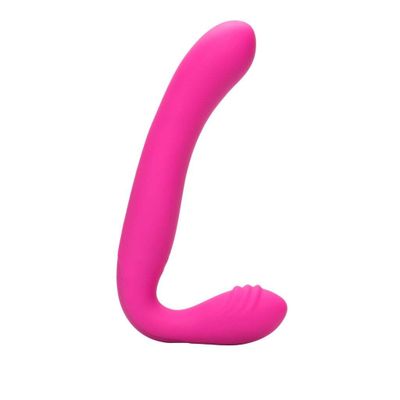 California Exotics - Her Royal Harness Rechargeable Love Rider Strapless Strap On (Pink)