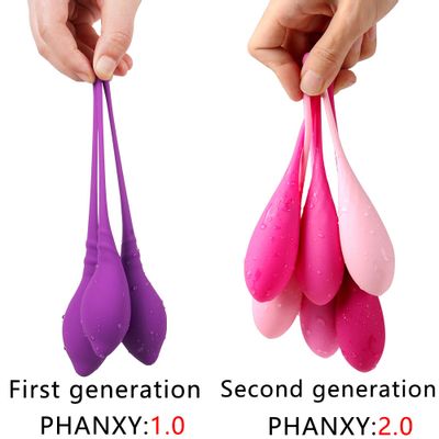 PHANXY 6Pcs Kegel Balls Vaginal Chinese Balls for Women Sex Toys for Woman Shrinking Vagina Geisha Ball Tighten Exercise Machine