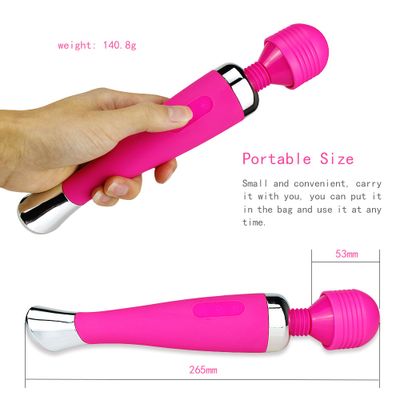 Powerful Clit Vibrator For Woman Huge AV Magic Wand Personal Body Massage Clitoral Stimulator Big Head Vibrators Adult sex toy