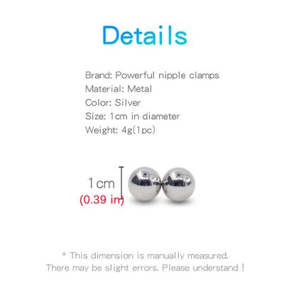 1/2/3/4 Pair Big Powerful Magnetic Orbs Nipple Clamps Big Dildo G-Spot Vibrator Stimulate Clitoris Sex Toys For Woman Couples