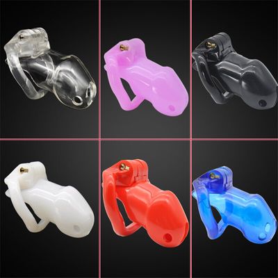 Fetish Male Chastity Belt Resin Chastity Device keuschheitsgurtel Virginity Lock With 4 Size Penis Ring Cock Ring Adult Toys