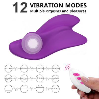 Wearable Panty Vibrator with Wireless Remote Control Panties Vibrating Eggs 12 Vibration Patterns Invisible Clitoral Stimulator