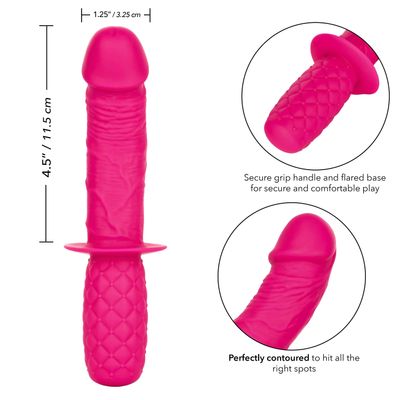 California Exotics - Silicone Grip Thruster Dildo (Pink)