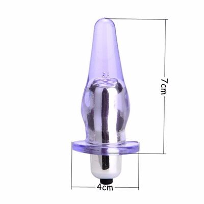 Mini Anal Vibrator Butt Plug Clitoris Stimulator Bullet Vibrator Sex Toys for Woman Vibrating Anal Plug G Spot Dildo Vibrator