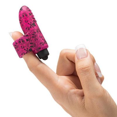 Tokidoki - Silicone Finger Ring Bullet Vibrator (Pink)