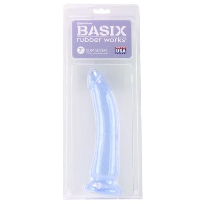 Basix Slim 7 Inch Dildo