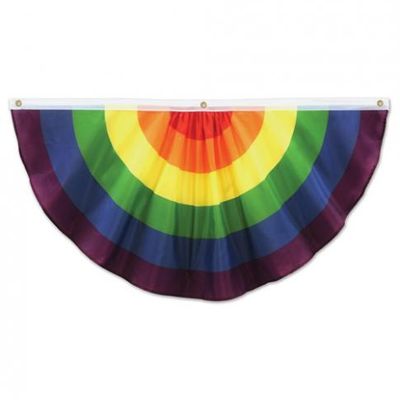 Rainbow Fabric Bunting 4 feet wide