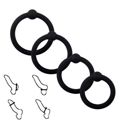 Penile Erection Rings Sex Toys For Men Ring On Penis For Man Cockring Cock Ring Sex Shop Penis Rings For Dick Silicone