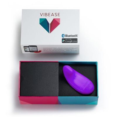 Vibease - iPhone & Android App-Controlled Vibrator (Purple)