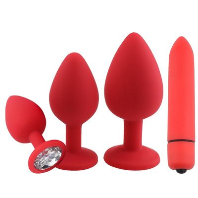 Soft Silicone Anal Butt Plug For Adults Sex Anal Dildos For Men With Bullet Vibrator For ass Sex Toys Shop for Gay Men But Plug