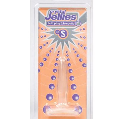 Crystal Jellies Jelly Butt Plug Small &#8211; Clear