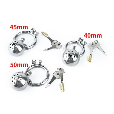 Stainless Steel Chastity Cage Bird Locks Restraint Toys For Male Adults Hypoallergenic A269-1