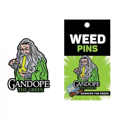 Wood Rocket Weed Gandope The Green Large Pin &#8211; Multi Color