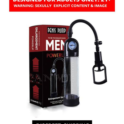 Powerful Penis Enlargement Vacuum Pump To Increase Penis Size- Sex Toy For Men