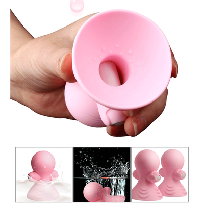 1 Pair Remote Control Silicone Nipple Sucker Breast-fed Sex Toy Pump Breast Enlargement Massager Vibrate Suction Cup