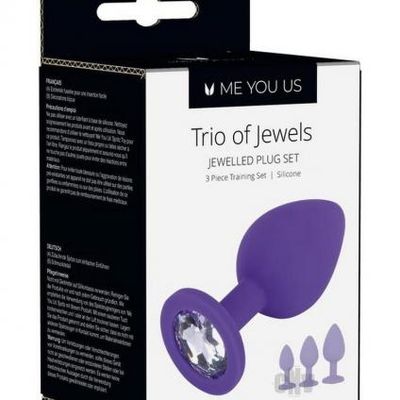 Me You Us Trio Of Jewels Purple