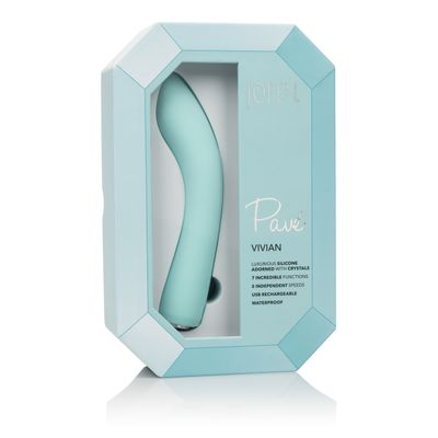 Calexotics - Pave Silicone G-Spot Vibrator Vivian (Blue)